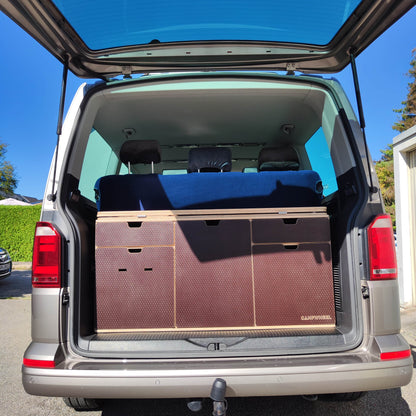Campingmodul CampWheel Camper Box 3.1 (Braun) für VW T4, T5, T6, T6.1, Caravelle NEU