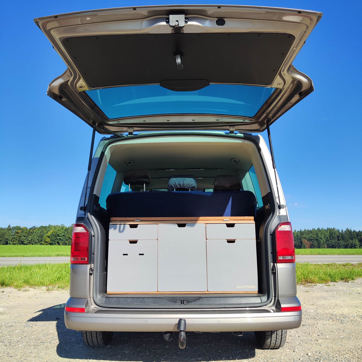 Campingmodul CampWheel Camper Box 3.1 (Grau) für VW T4, T5, T6, T6.1, Caravelle