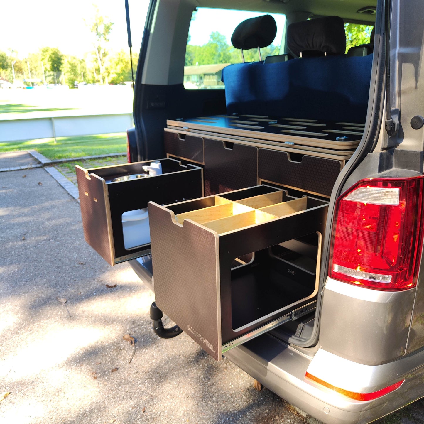 Campingmodul CampWheel Camper Box 3.1 (Braun) für VW T4, T5, T6, T6.1, Caravelle NEU