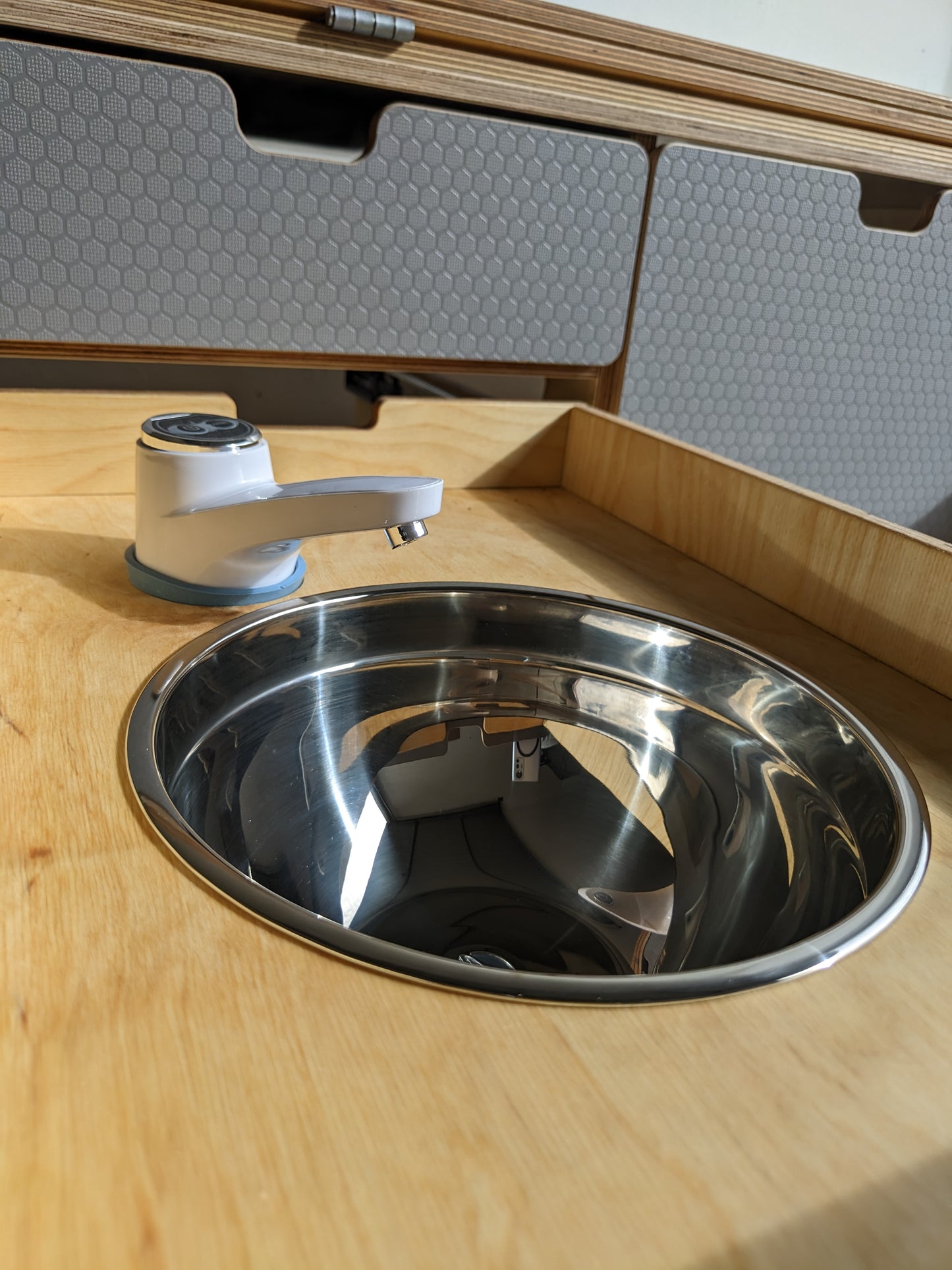 Campingmodul CampWheel Camper Box 3.0 (Grau) für VW T4, T5, T6, T6.1, Caravelle