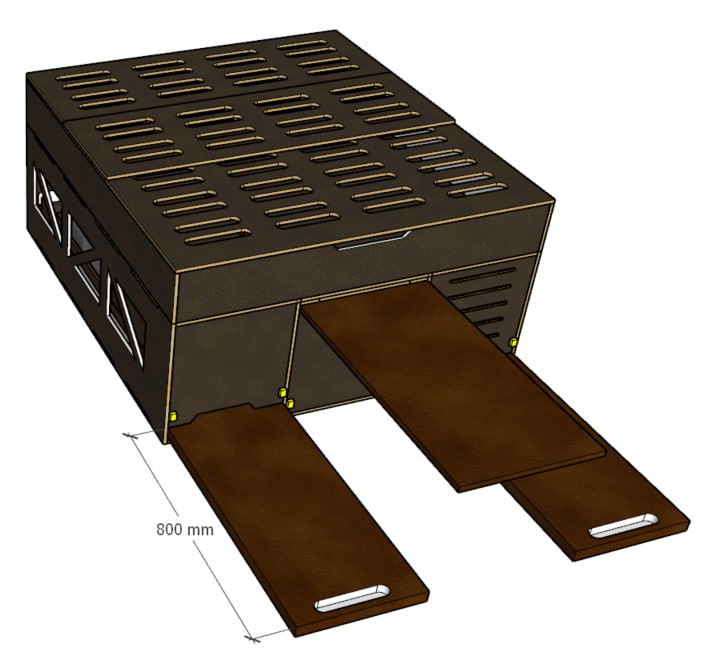 Campingmodul universall CampWheel 7.1 Modul Ford tourneo custom biz 2017