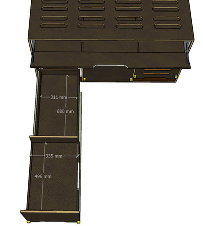 Campingmodul universall CampWheel 7.1 Modul Ford tourneo custom biz 2017